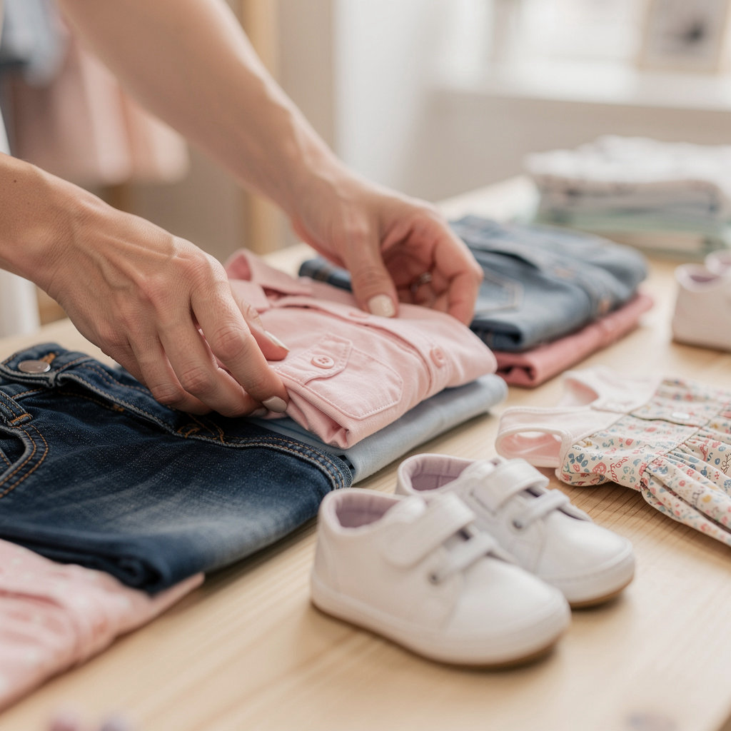 Happy Little Hippo Children's Resale Boutique in Santa Barbara showcasing gently used kids clothes, toys, and baby equipment