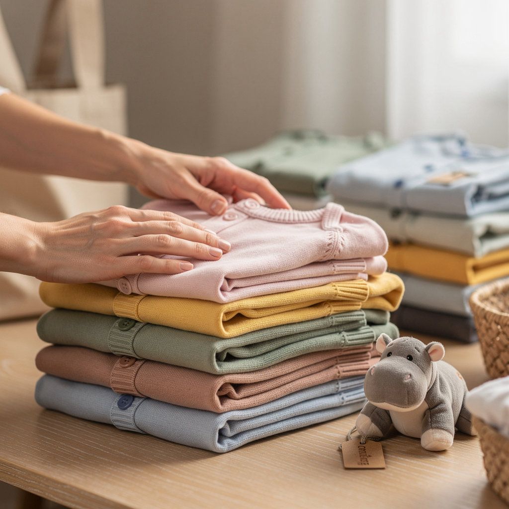 Happy Little Hippo Children's Resale Boutique interior showcasing quality, gently used children's clothing and toys in Santa Barbara